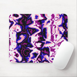 Mousepad Funky Boho Retro Estrias Marmoreadas Orgulho de Ge