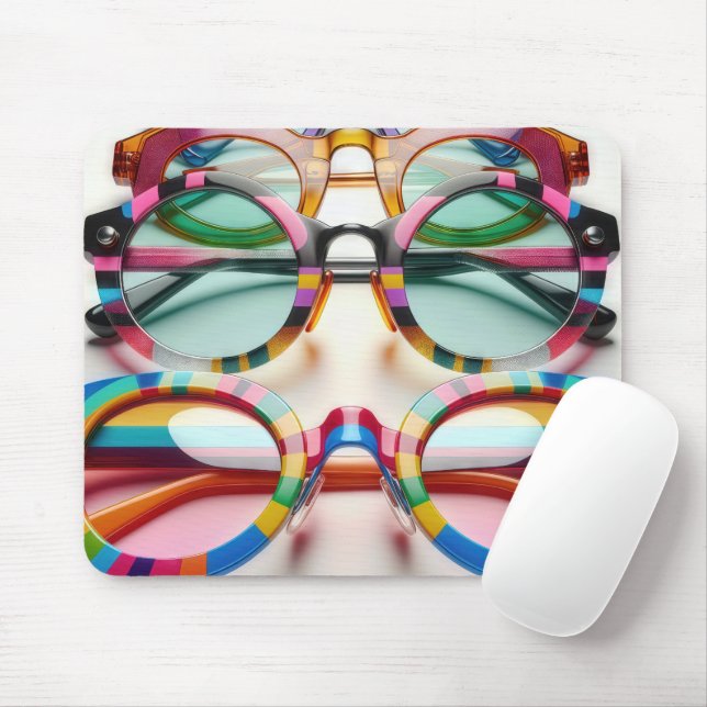 Mousepad Funky Eyeglass (Com mouse)