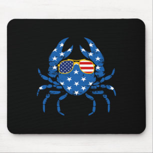 Mousepad Funny 4 De Julho Pescador-Caranguejo - Bandeira Am