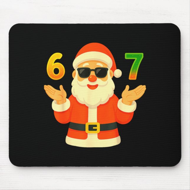 Mousepad Funny 67 Christmas Design For Jolly Meme Fans  (Frente)