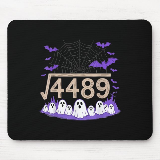 Mousepad Funny 67 Meme Math Teacher 6 7 Halloween Square Ro (Frente)