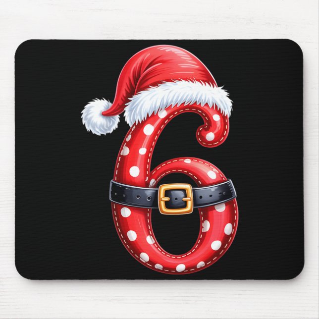 Mousepad Funny 6 7 Six Seven Meme Couple Matching Christmas (Frente)