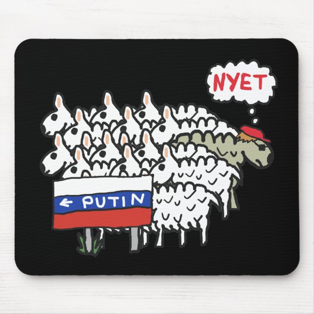 Mousepad Funny Anti Putin (Frente)