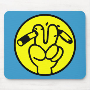 Mousepad Funny Anti Smoking ⚠ Sinal Tailandês ⚠