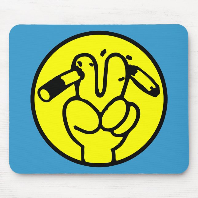 Mousepad Funny Anti Smoking ⚠ Sinal Tailandês ⚠ (Frente)