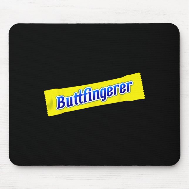 Mousepad Funny Buttfingerer Inappropriate Offensive Adult D (Frente)
