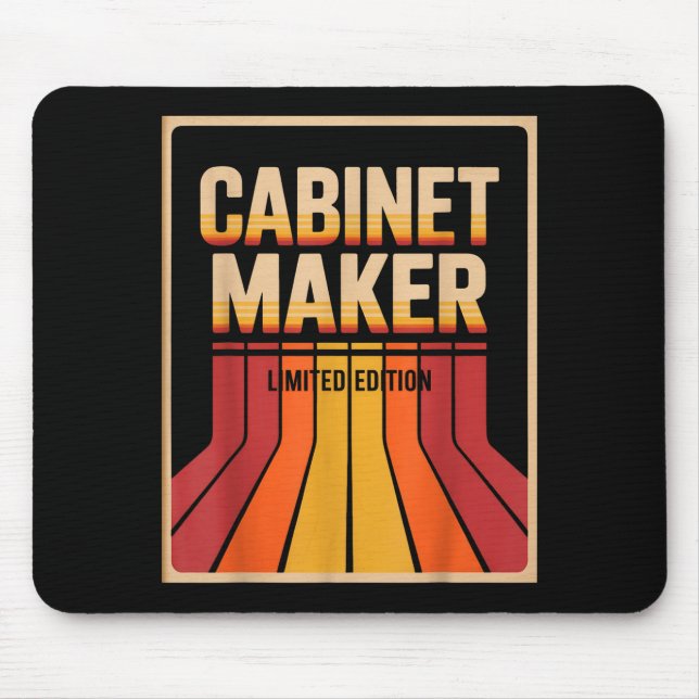 Mousepad Funny Cabinet Maker Limited Edition Woodworking Hu (Frente)
