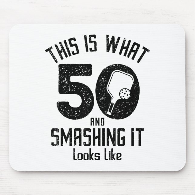Mousepad Funny Ckleball 50th Birthday 50 Years Old Love Ckl (Frente)