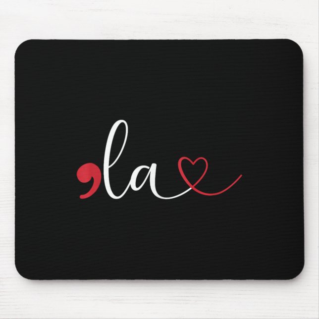 Mousepad Funny Comma La Kamala Harris Pontuação La Electi (Frente)