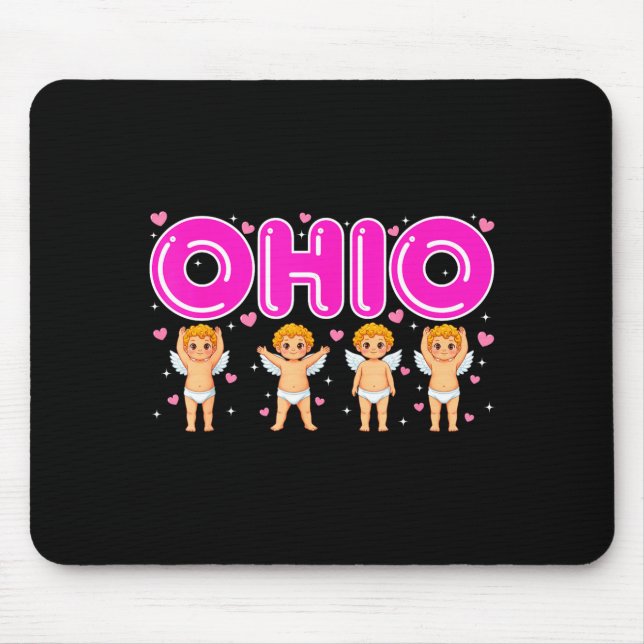 Mousepad Funny Cud Ohio Midwestern Party O-h-i-o In Valenti (Frente)