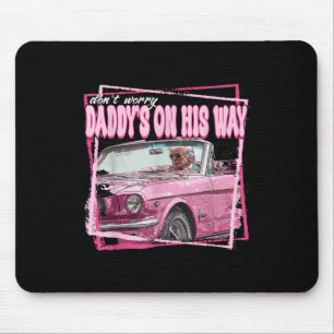 Mousepad Funny Daddys Home Trump Pink 2024 Leve a América