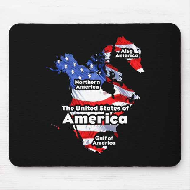 Mousepad Funny Donald Trump American Flag Canadá (Frente)