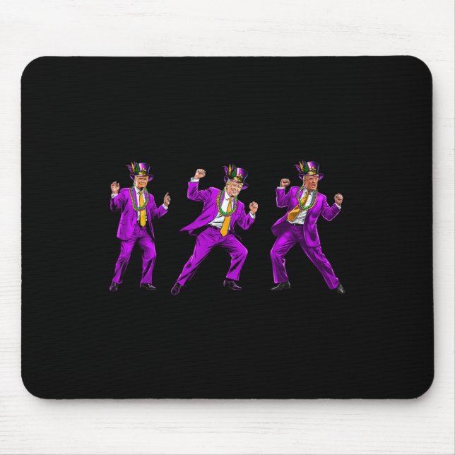 Mousepad Funny Donald Trump Torna Excelente do Mardi Gras N (Frente)
