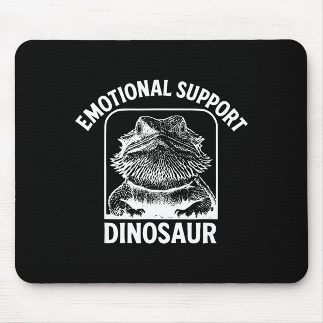 Mousepad Funny Emotional Suprt Dinosaur  (Frente)