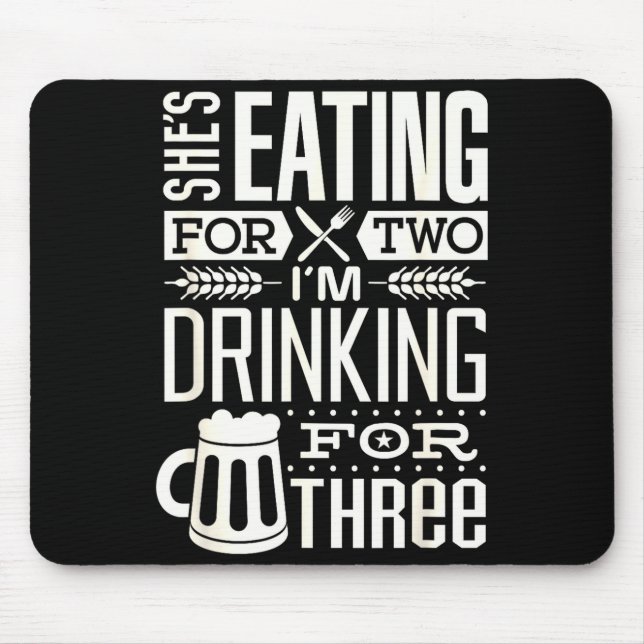 Mousepad Funny Expecting Dad Shirt For Pregnancy New Dad Fa (Frente)