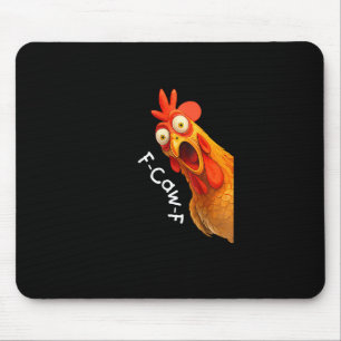 Mousepad Funny F-Caw-F Galinha F-Caw-F Galinha Criativo Cas