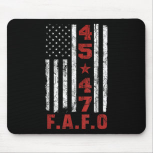 Mousepad Funny Fafo Trump Shirt Presidente 47 Trump Fafo Am