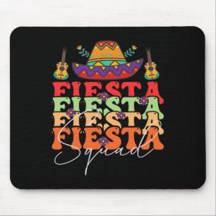 Mousepad Funny Fiesta Squad Cinco De Mayo Partido Mexicano