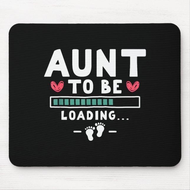 Mousepad Funny First Time Pregnancy Announcement - Aunt To  (Frente)