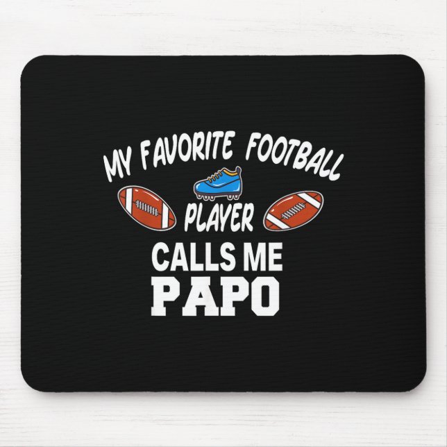 Mousepad Funny Football Dad Pride Pa Fan Srts Family  (Frente)
