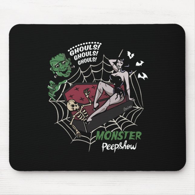 Mousepad Funny Frankenstein Monster Monster Monster Bunnies (Frente)