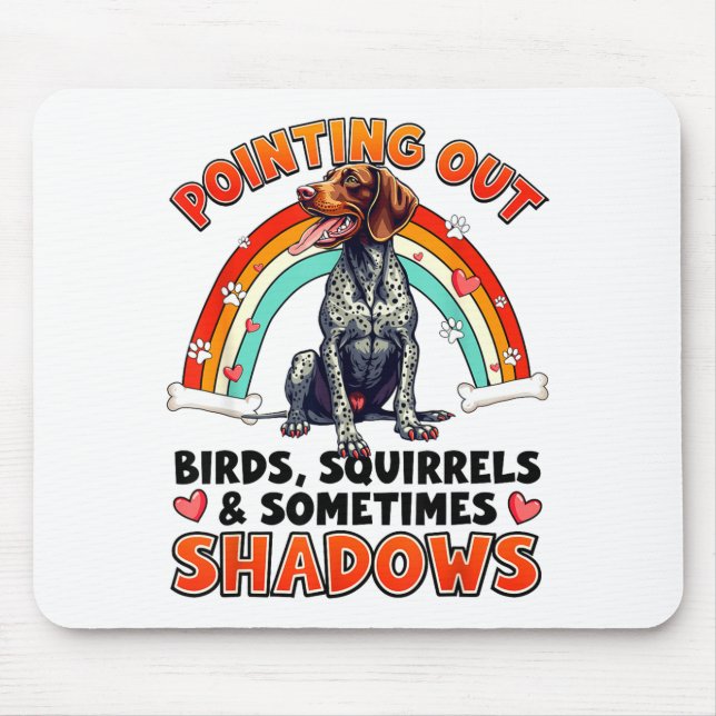 Mousepad Funny German Shorthaired Inter Design For Dog Love (Frente)