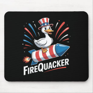 Mousepad Funny Goose 4º De Julho Independência Do Firequack