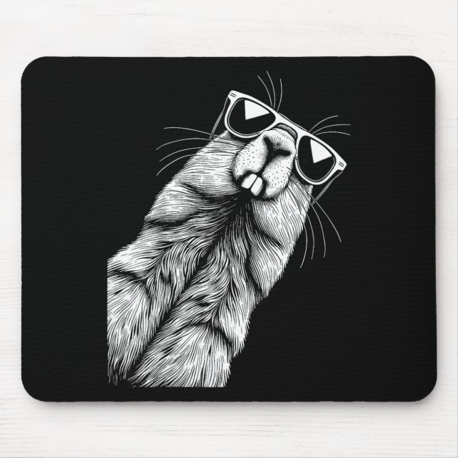 Mousepad Funny Groundhog Lover Woodchuck Groundhog Day _2  (Frente)