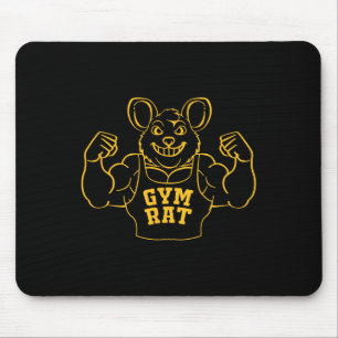 Mousepad Funny Gym Rat Bodybuilding Para Pilotos De Gym
