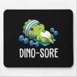 Mousepad Funny Gym Workout Dinosaur Weight Lifting Gym Dino<br><div class="desc">Funny Gym Workout Dinosaur Weight Lifting Gym Dino Sore 1</div>