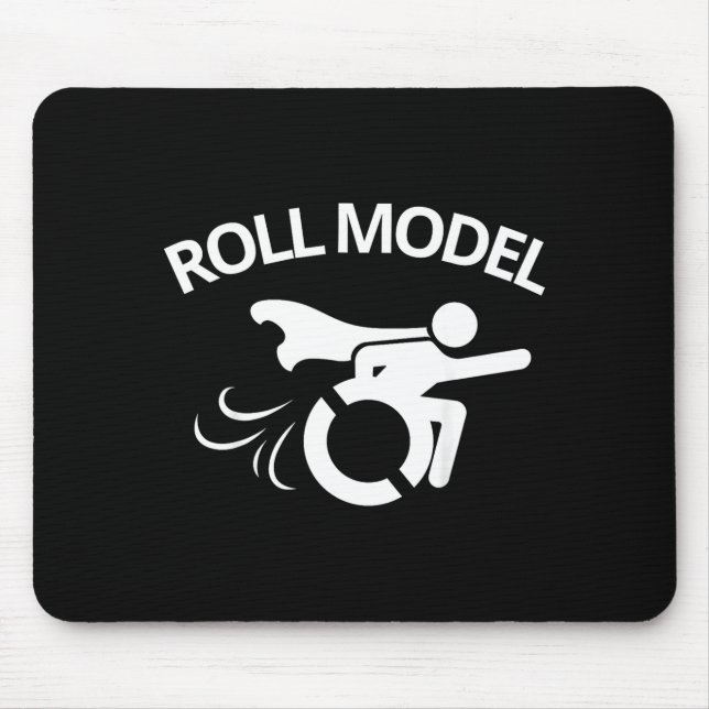 Mousepad Funny Handicapped Sarcastic Wheelchair  (Frente)