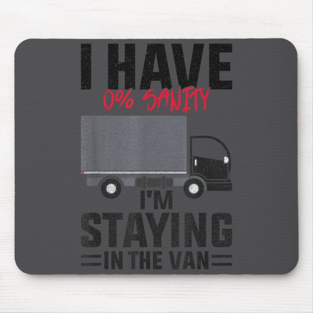 Mousepad Funny I’m Staying In The Van Phasmophobia Gamer Me (Frente)
