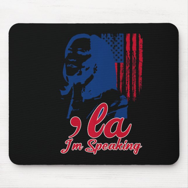 Mousepad Funny Kamala Harris Comma La Im Falando (Frente)