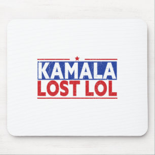 Mousepad Funny Kamala Perdeu Lol Funny Anti Kamala Para A P