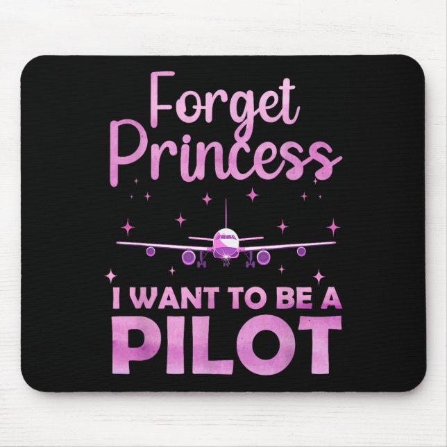 Mousepad Funny Lot Design For Women Girl Aviation Airplane  (Frente)