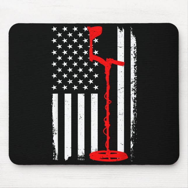 Mousepad Funny Metal Detecting Design For Men Women Metal D (Frente)