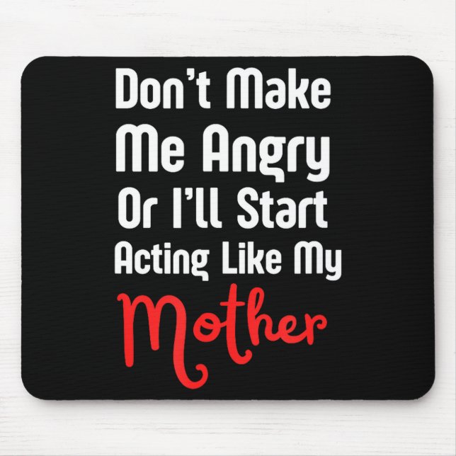Mousepad Funny Mother's Day  (Frente)