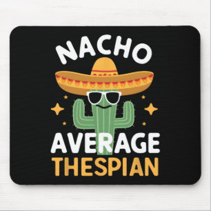 Mousepad Funny Nacho Ator Médio Cinco De Mayo Mexicano
