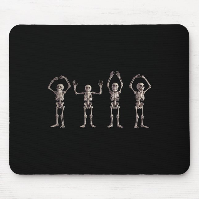 Mousepad Funny O-h-i-o State Skeleton Lover Ohio Halloween (Frente)