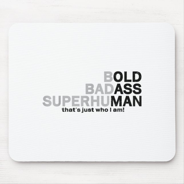 Mousepad Funny Old Man Saying Gag Dad Grandpa Husband Fathe (Frente)