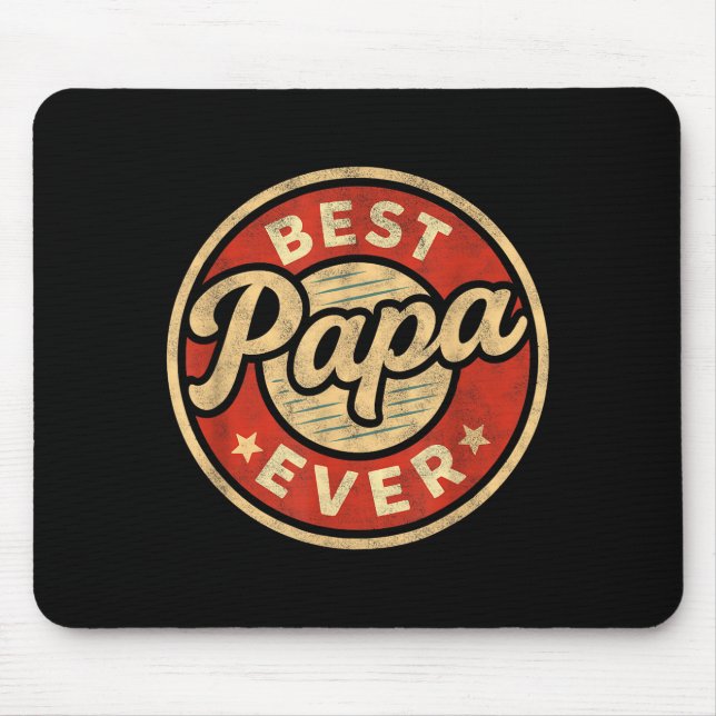 Mousepad Funny Papa Art For Grandpa From Grandkids Father's (Frente)