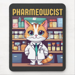 Mousepad Funny Pharmacy Cat