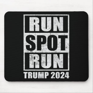 Mousepad Funny Pro Trump 2024 Run Spot Run Trump Kamala Deb