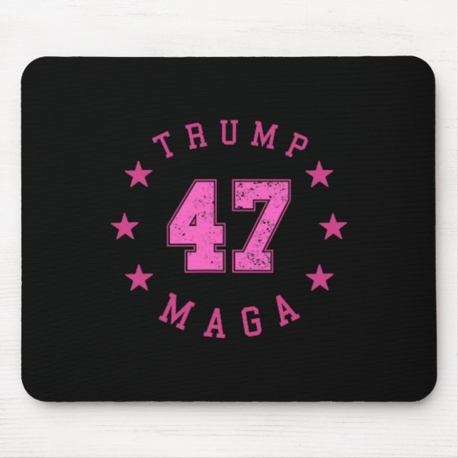 Mousepad Funny Qr 45 47 Trump Inauguration 2025 Dance Code (Frente)