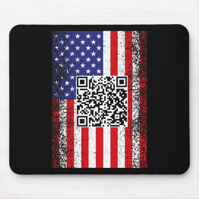 Mousepad Funny Qr Presidente Trump Code Dance (Frente)