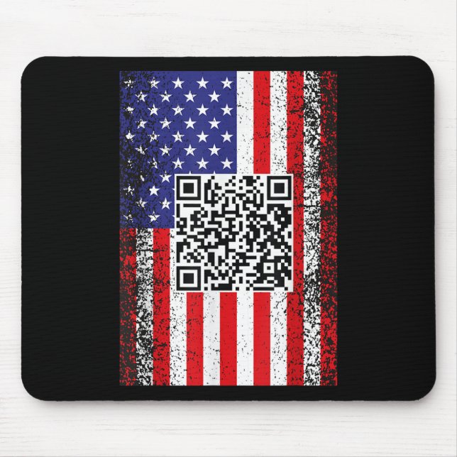 Mousepad Funny Qr Presidente Trump Code Dance (Frente)