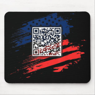 Mousepad Funny Qr Presidente Trump Dance Code