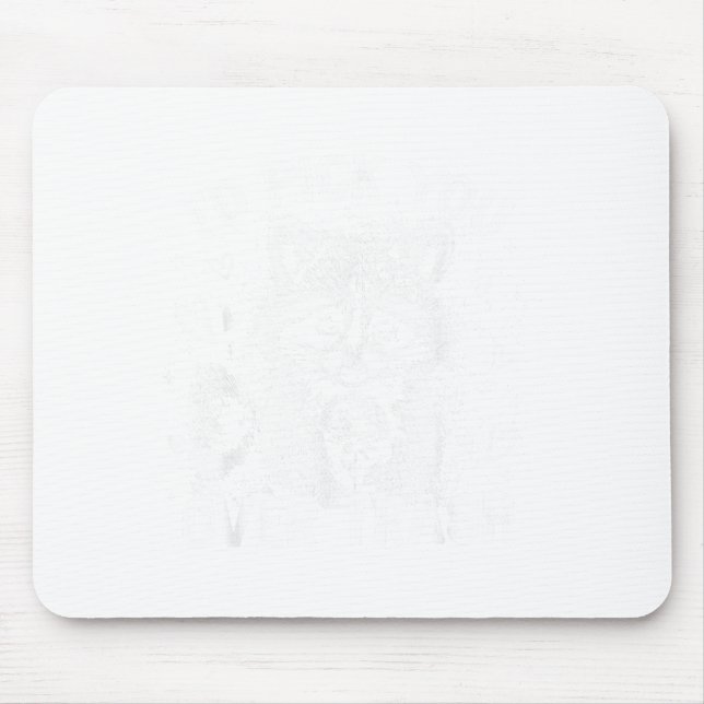 Mousepad Funny Raccoon I’d Ck You Over Trash Valentines Day (Frente)