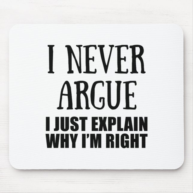 Mousepad Funny Sarcastic Quotes Adult Humor Sarcasm  (Frente)