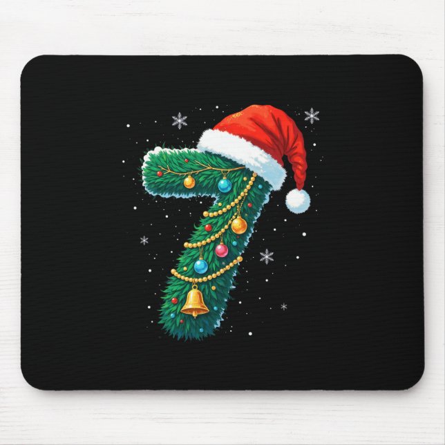 Mousepad Funny Six Seven 6 7 Meme Design Couples Christmas  (Frente)